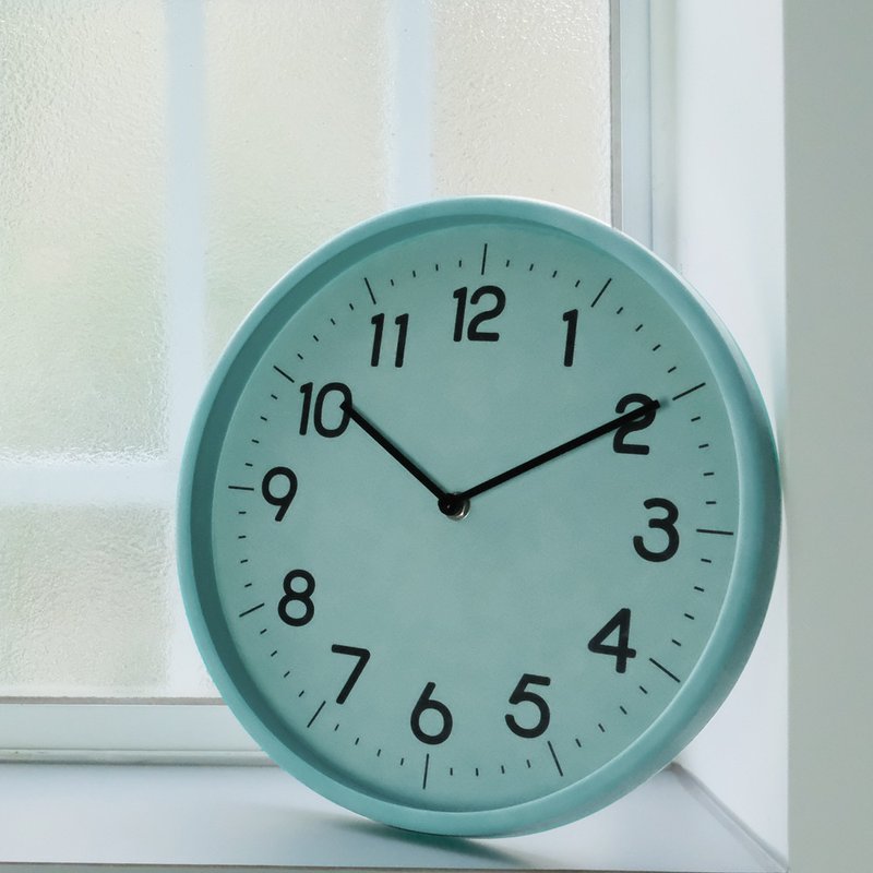 BABY BLUE baby powder blue wall clock - Clocks - Plastic Blue