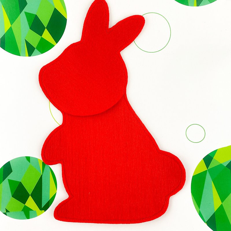 Extra Big Year of the Rabbit Red Packet 6 into the reunion gift bag buy 5 get 1 free and get 15% off - Chinese New Year - Polyester Red