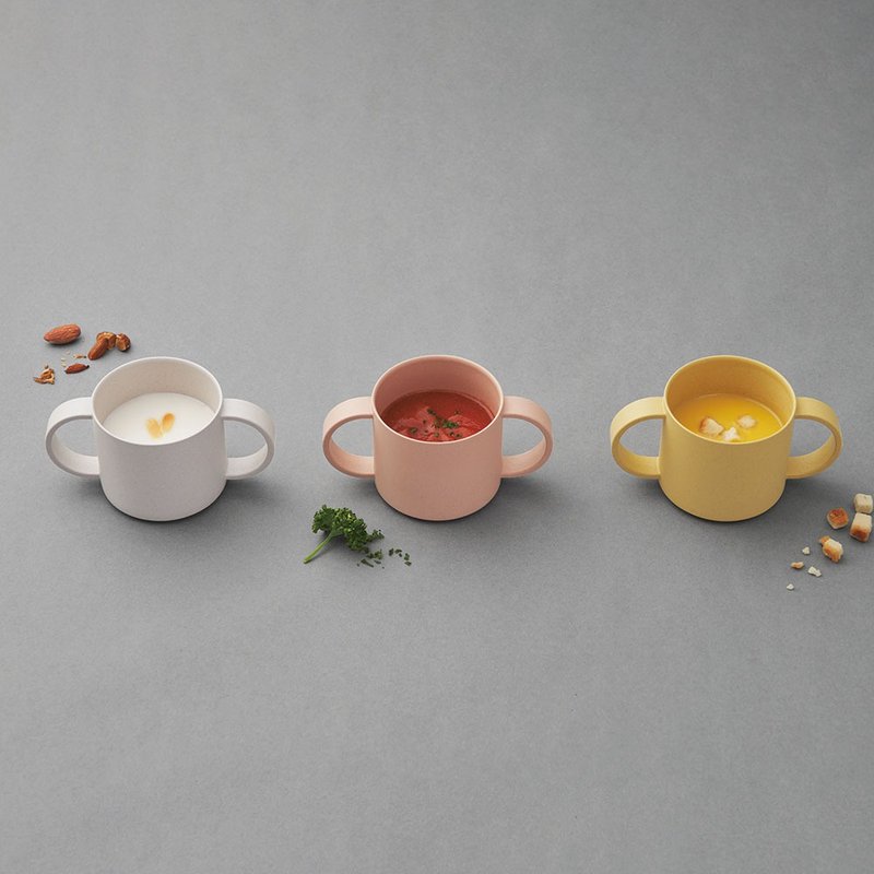 【Tak】BIO Kids Dish抗菌小熊雙把手水杯/ 吸管杯蓋組合 - 寶寶/兒童餐具/餐盤 - 樹脂 多色