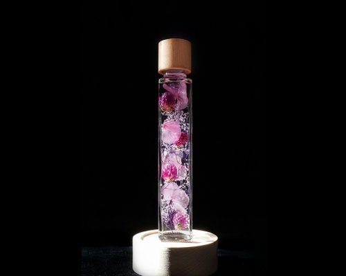 Angemara 【畢業禮物】浮游花小夜燈-紫羅蘭/客製化禮物純手工臺灣製