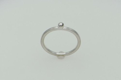 smile_mammy smile ball pico ring_4 rough Ver. (s_m-R.51) 微笑 笑 銀 環 戒指 指环 疊環 sterling silver
