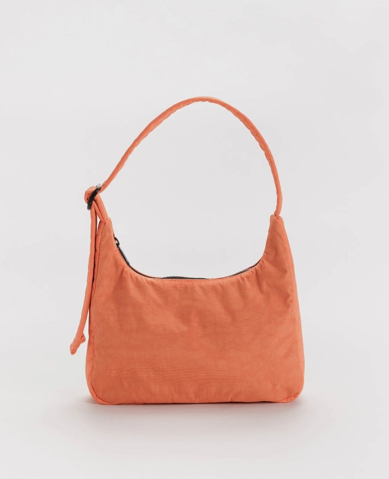 BAGGU - Nylon Shoulder Bag Small Size - California Orange - Messenger Bags & Sling Bags - Waterproof Material Orange