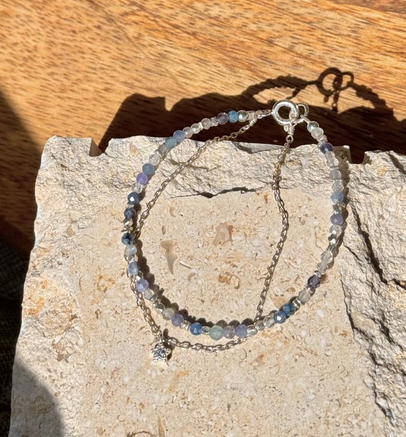 ネプチューンの使者 - ブレスレット - 半貴石 シルバー