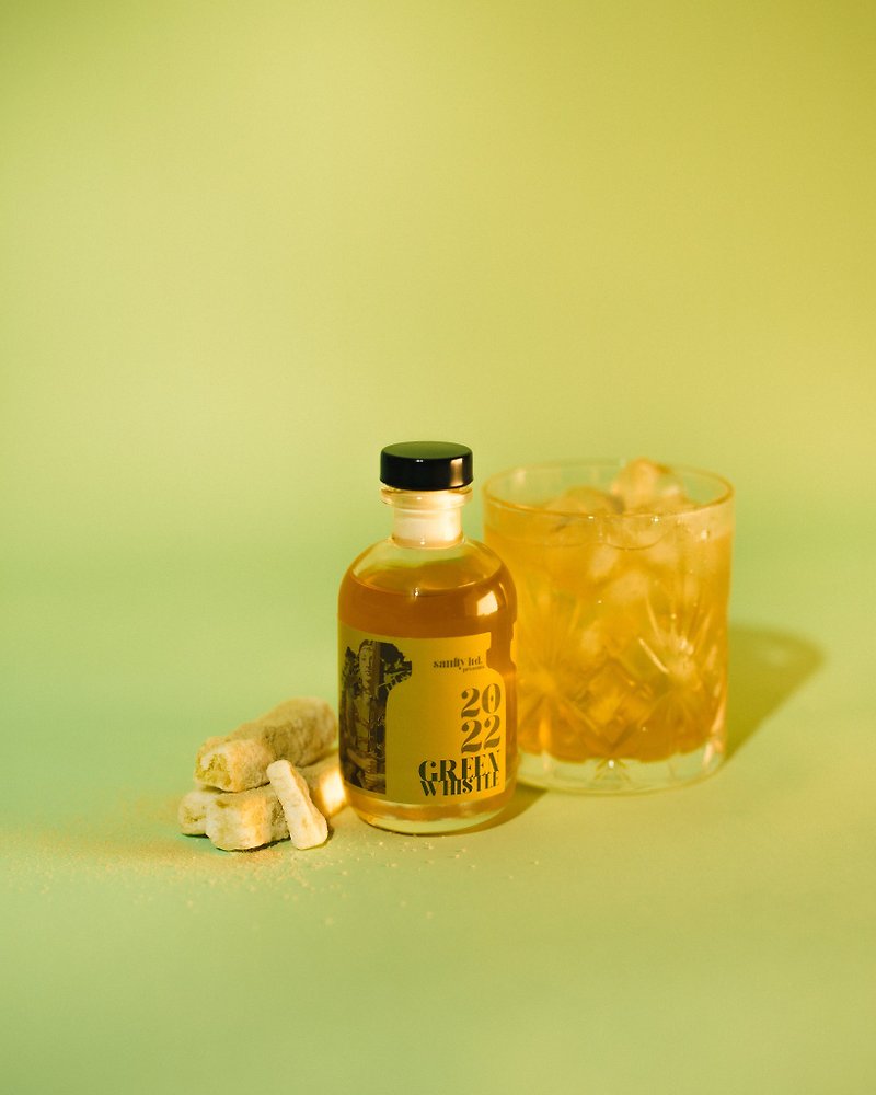 Green Whistle 威士忌冬瓜茶玉露雞尾酒 | 16.1% Alc/Vol 100 ml - 酒類/酒精飲品 - 玻璃 綠色