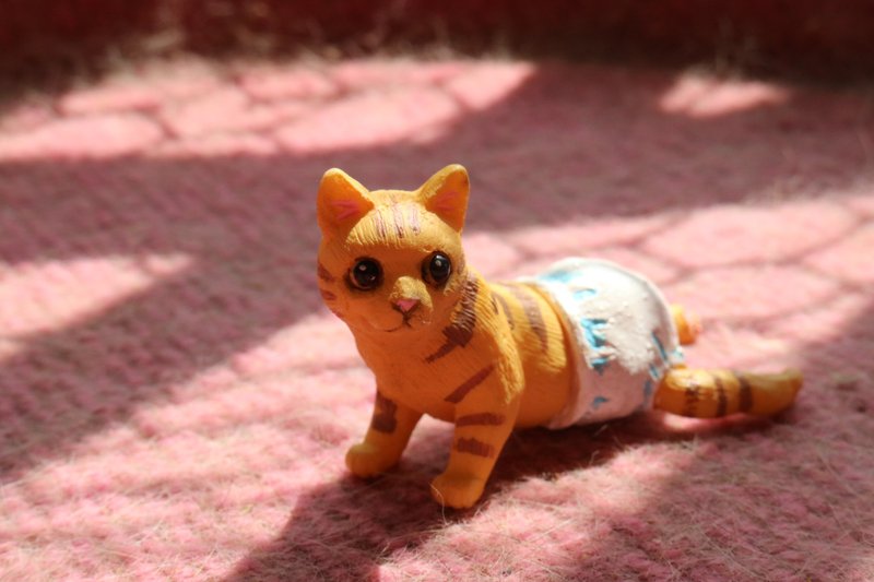 嘟嘟腿軟軟手工公仔（首批限量20組） - 其他 - 黏土 橘色