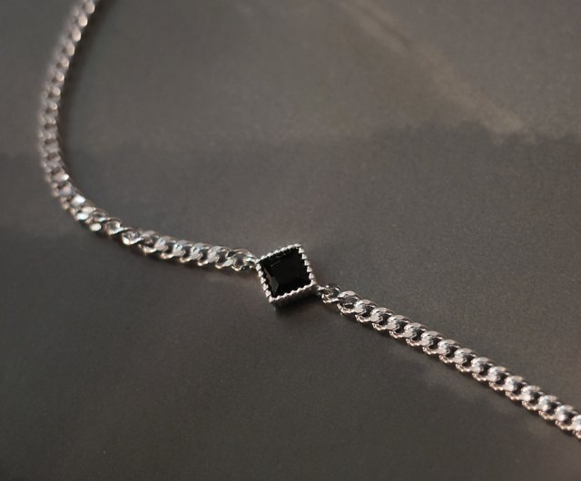 925スターリングシルバー ブラック ホワイト ダイヤモンド 7.5インチ ブレスレット ナイト ラブ ファインジュエリー 女性へのギフトに 7.5 inches スターリ 4.00 カラット ラウンドシェイプ ブラック \u0026 ホワイト ダイヤモンド