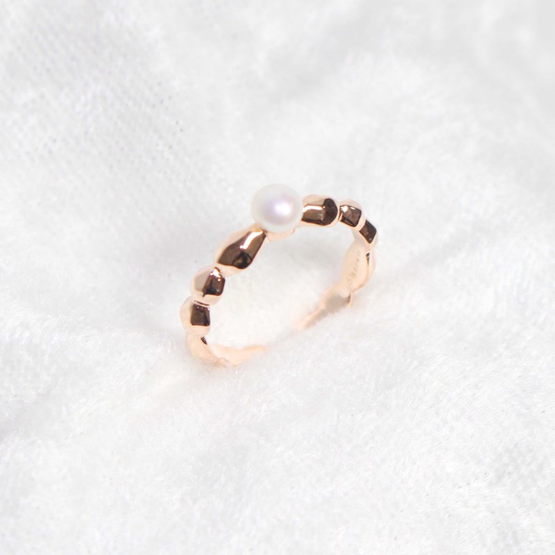 pearl ring - แหวนทั่วไป - ไข่มุก สีเงิน