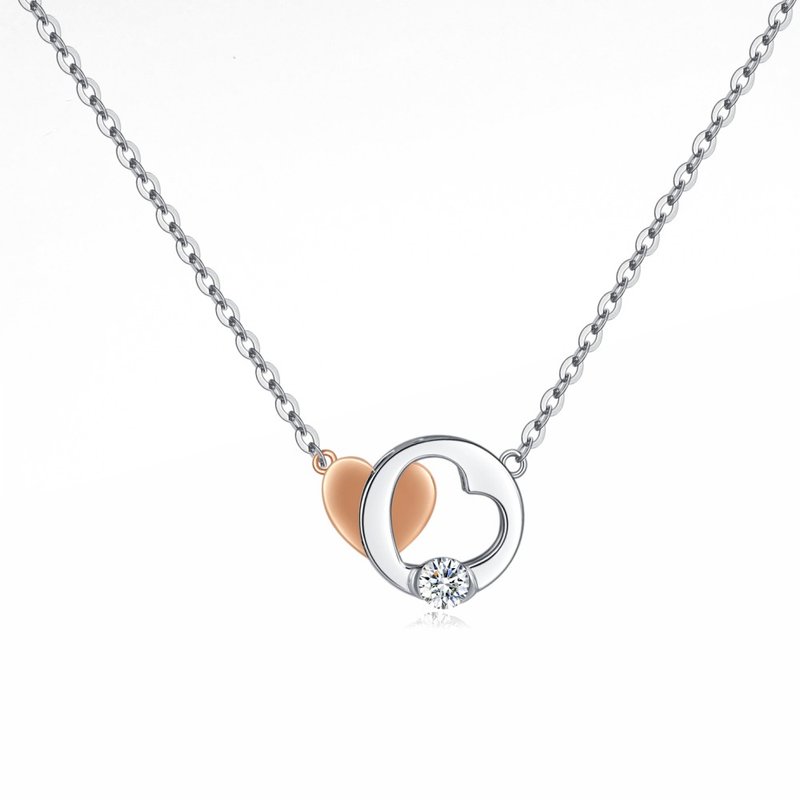 Diamond Pendant Necklaces for Female - สร้อยคอ - เพชร สีเงิน