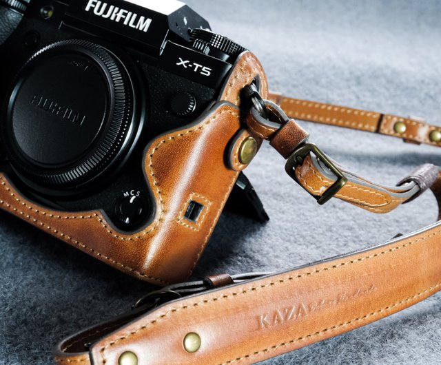 KAZA　ハーフケース+ストラップ　FUJIFILM X-E1 /X-E2用 Fujifilm X E1 / X E2 Leather Camera Case | kaza-deluxe