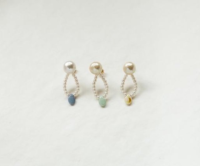 shishikui シシクイ pierce ピアス グリーン shishikui シシクイ pierce ピアス モスグリーン THE SHISHIKUI