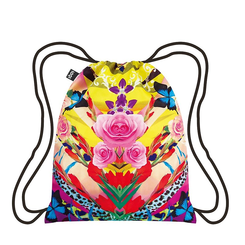 LOQI Bunny Backpack / Dream Flower BPSNFD - Backpacks - Plastic Multicolor