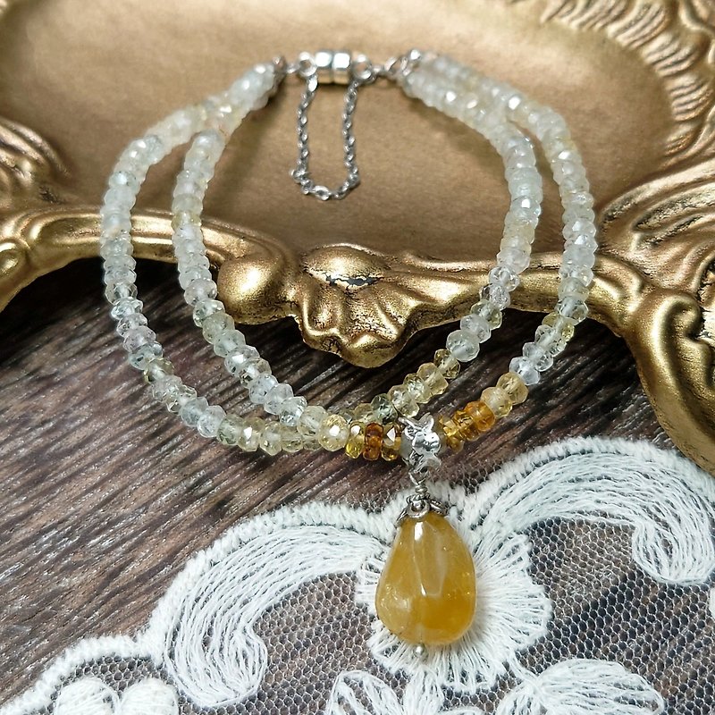 Bracelet, Aquamarine, Tourmaline, Sterling Silver, Handmade Jewelry - Bracelets - Gemstone 