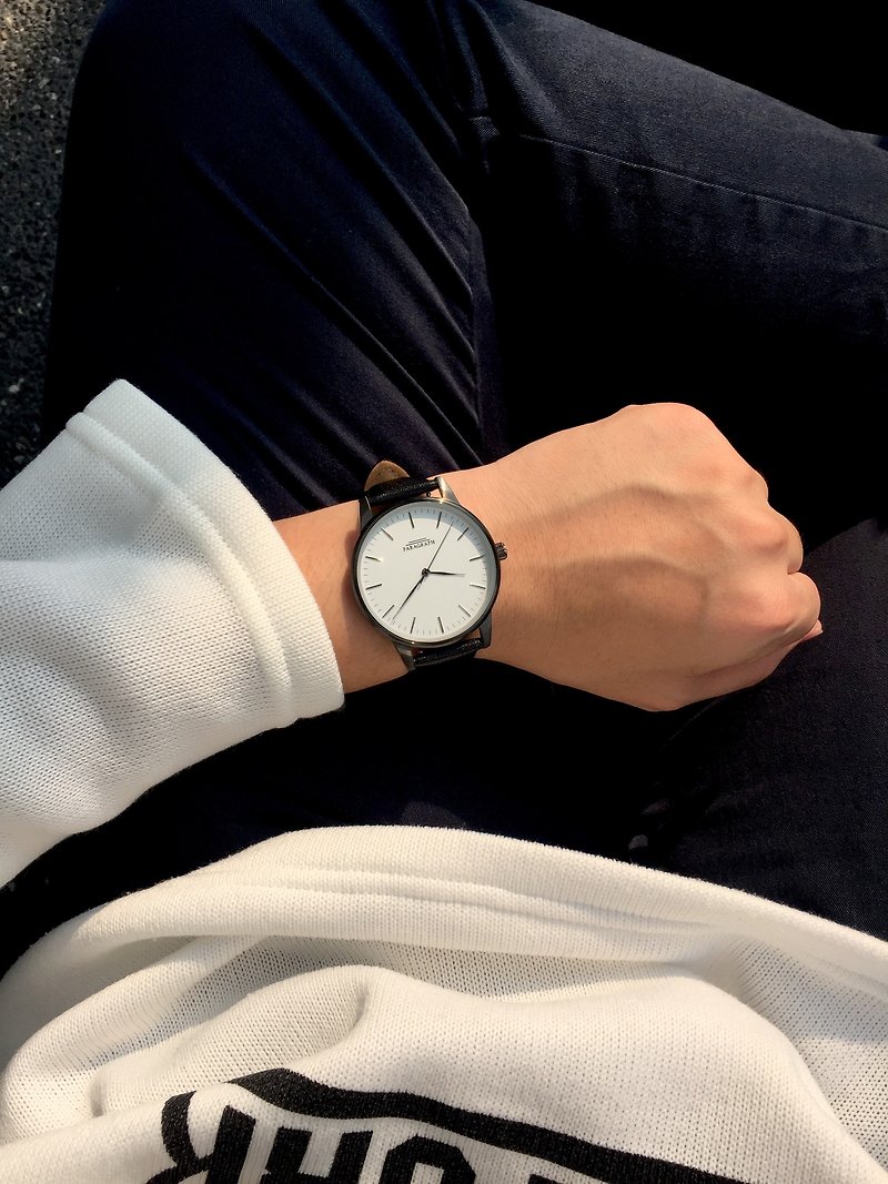最小手表-42系列/黑色和白色