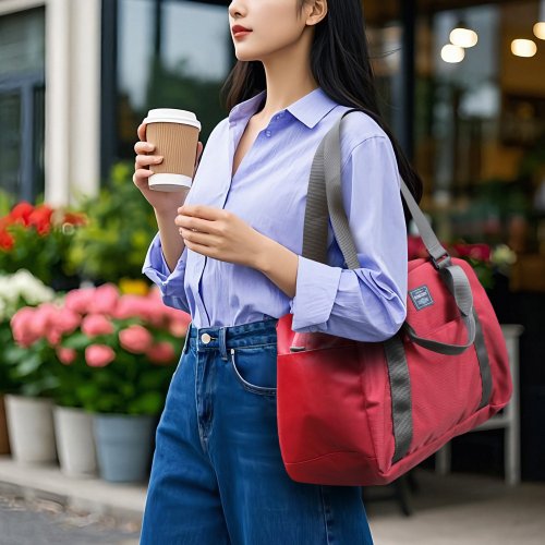 BAGCOM 1變4揹。隨喜抗水收納旅行袋-紅色 105427