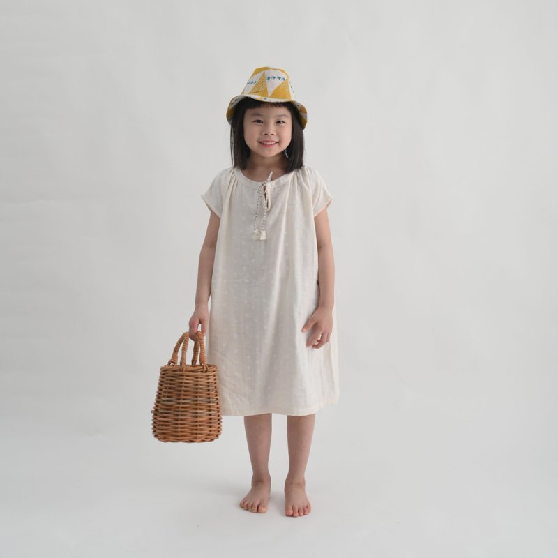 Suika squirrel two-piece dress - เสื้อยืด - ผ้าฝ้าย/ผ้าลินิน 