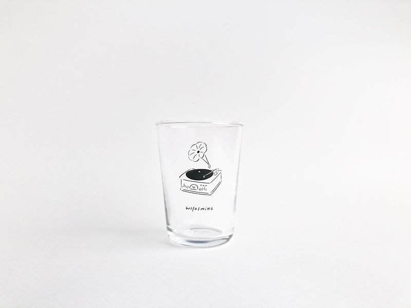 【+ t计划】WHOSMiNG人生について•ターンテーブル - グラス・コップ - ガラス 透明