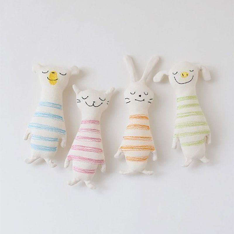 【kontex】Japanese pure cotton colorful pattern comfort doll - Kids' Toys - Cotton & Hemp Multicolor