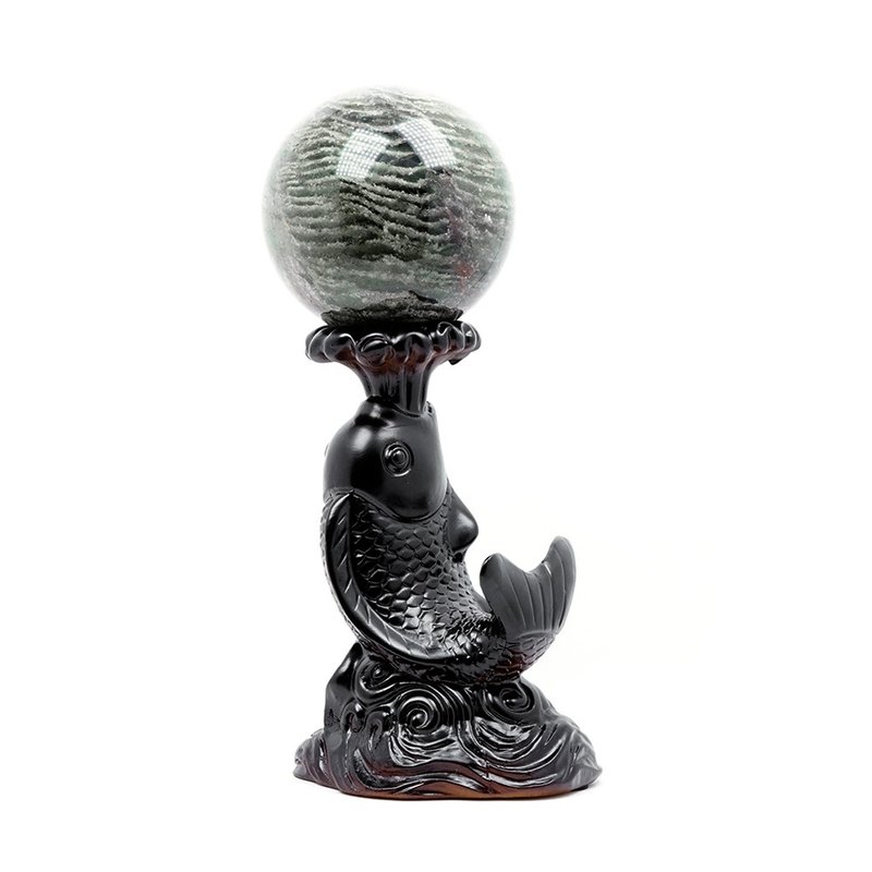 【正佳珠寶】綠幽靈 頂級異象千層水晶球 60.5mm 正財開運寶石 - 其他 - 半寶石 多色