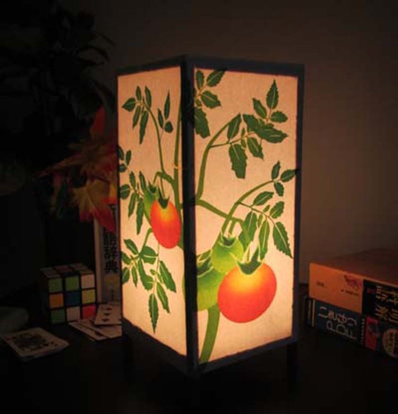 Tomato's youth «Dream light» Serenity and healing will regain !! ★ Decorative stand - Lighting - Paper Orange