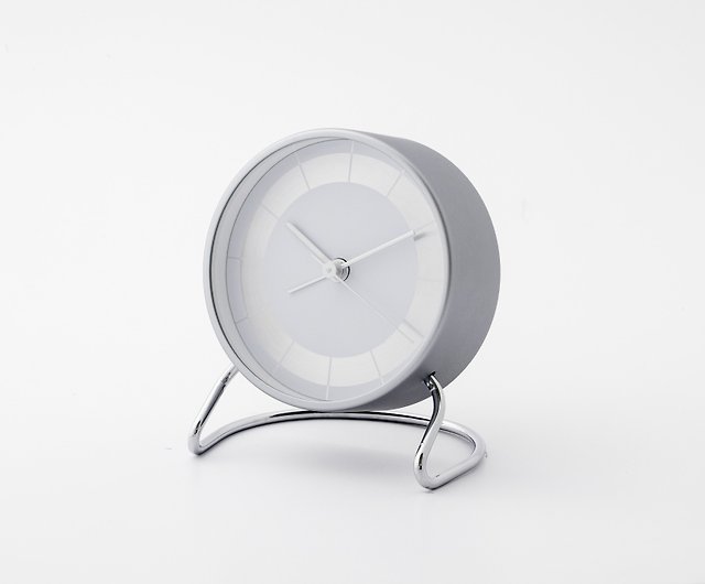 Simple Modern Desk Alarm Clock Gray, Simple Alarm Clocks For Seniors