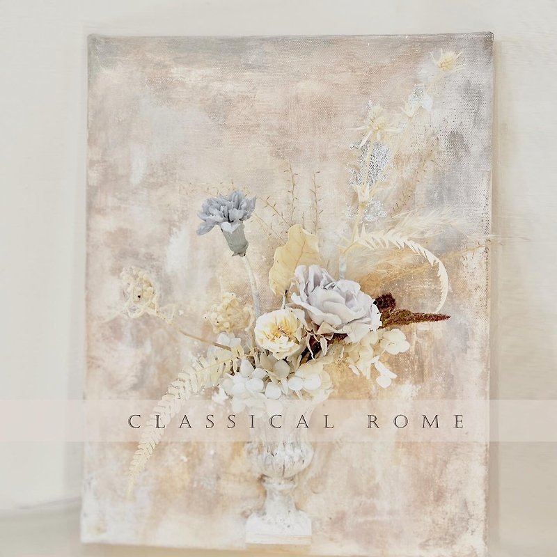 Classical Roman Immortal Relief Flower - วาดภาพ/ศิลปะการเขียน - วัสดุอื่นๆ 