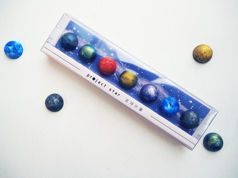 星球水泥磁鐵(宇宙組) 全新改版 - 磁鐵 - 水泥 多色