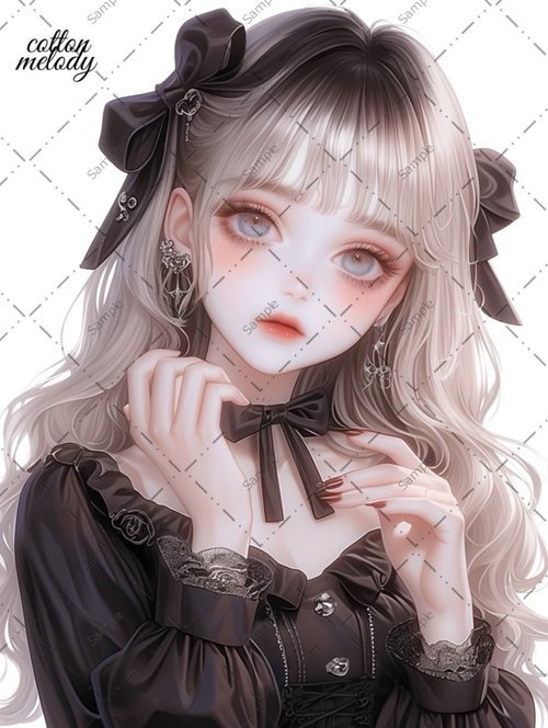 original sticker no.1246 人物ステッカーオリジナルステッカー