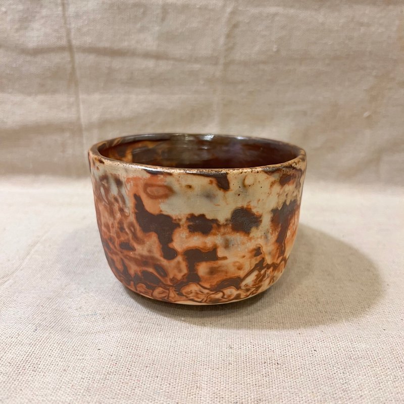 日式柴燒絞胎茶碗 / 茶碗 / 小平凡手作 - 茶壺/茶杯/茶具 - 陶 