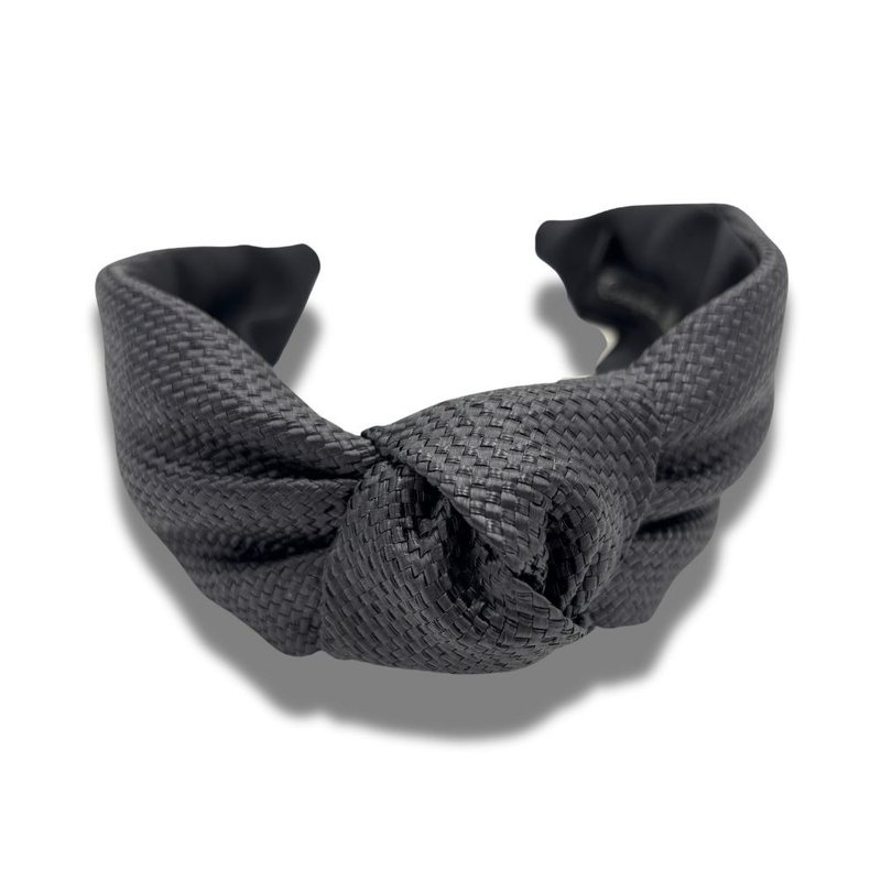 COMPLEX BIZ エレガント布製カチューシャ ブラック - ヘアアクセサリー - その他の素材 多色