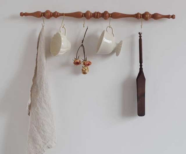 Handmade Natural Wood Wall Peg Hook