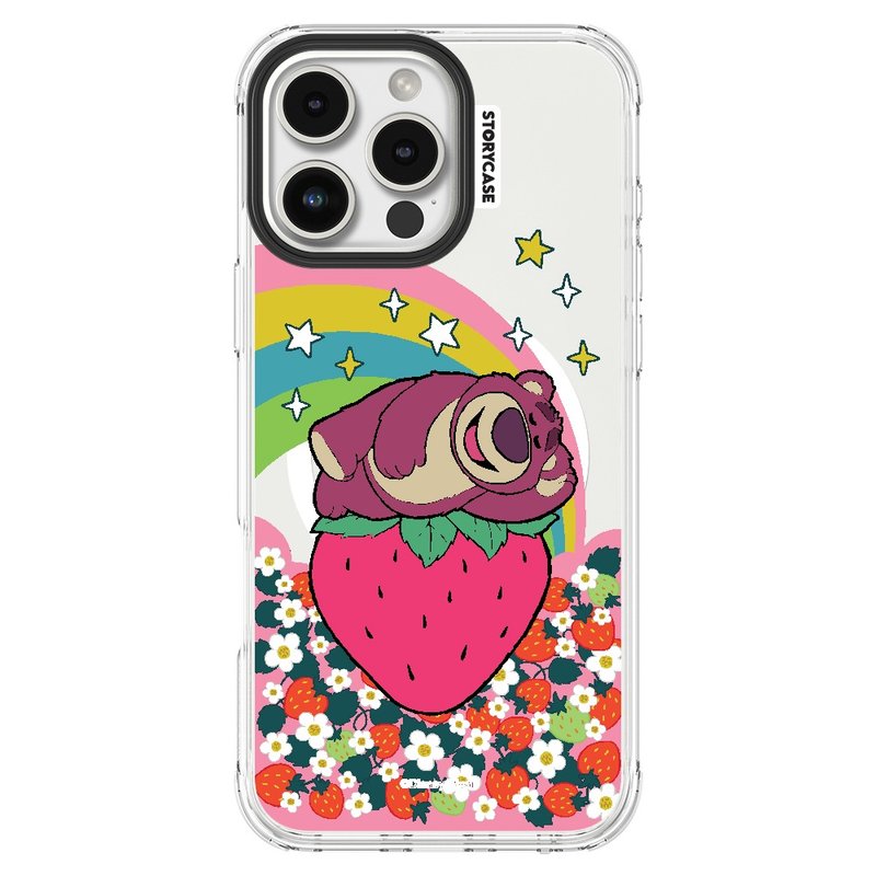 草莓熊派對 草莓誘惑 iPhone 16 手機殼 磁吸防撞保護殼 Lotso - 手機殼/手機套 - 其他材質 