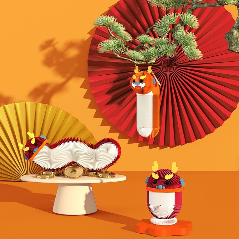 龍華富貴 龍年擺飾 - 擺飾/家飾品 - 紙 多色