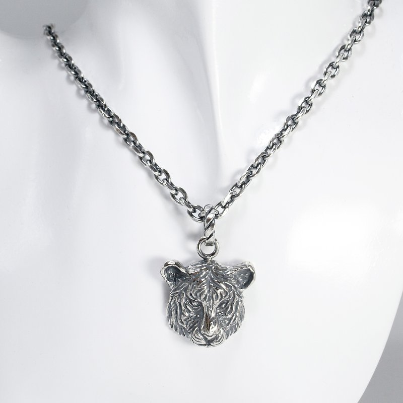 Tiger Love Necklace - Necklaces - Sterling Silver Silver