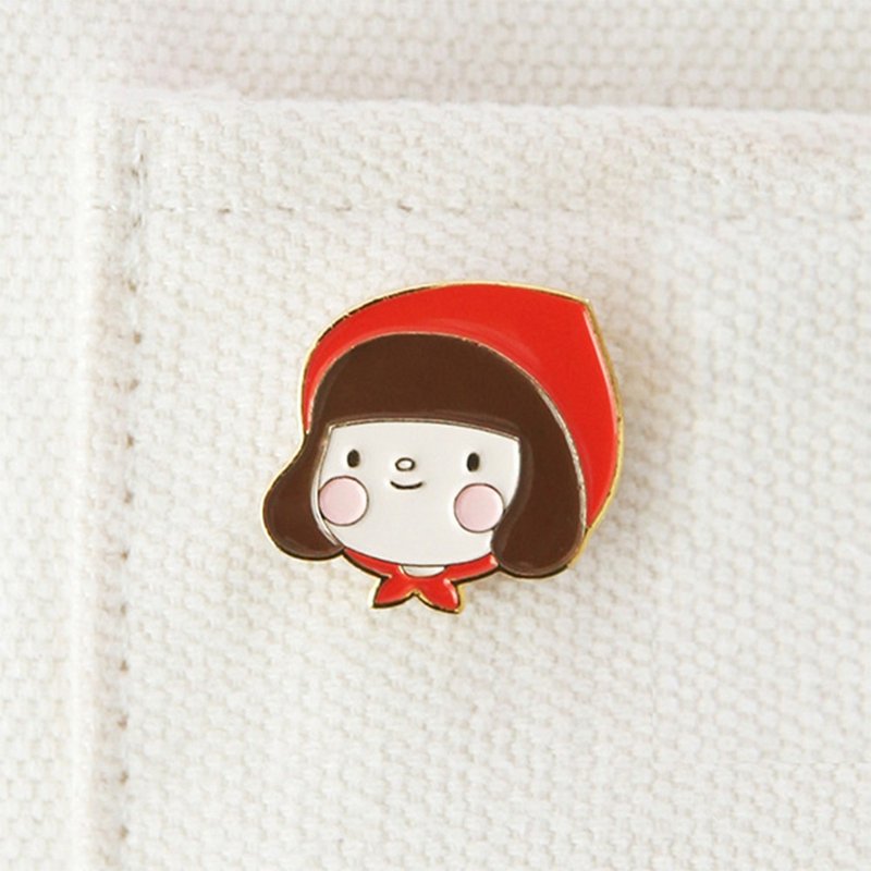 Hello Jane 哈囉・珍系列 PIN BADGE 造型別章 (共4款) - 徽章/別針 - 其他金屬 