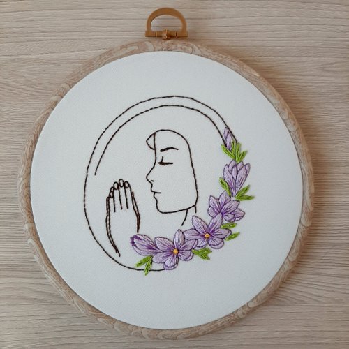 Embroidery Dreams Easter prayer pattern pdf cross stitch DIY Easter digital