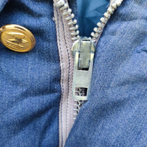 60s アメリカ郵政省 制服 ジャケット アウター 中綿 金ボタン アメリカ製 60s USA製 ROYAL YORK テーラード ジャケット メンズ M 程/ 古着