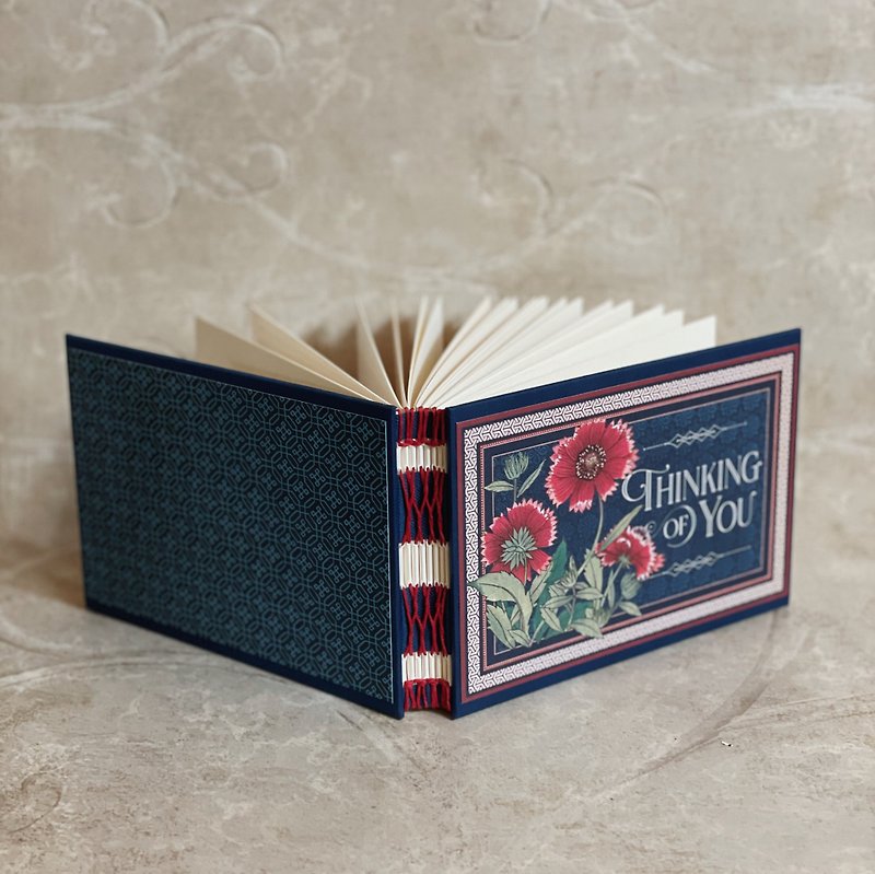Flower French handmade book