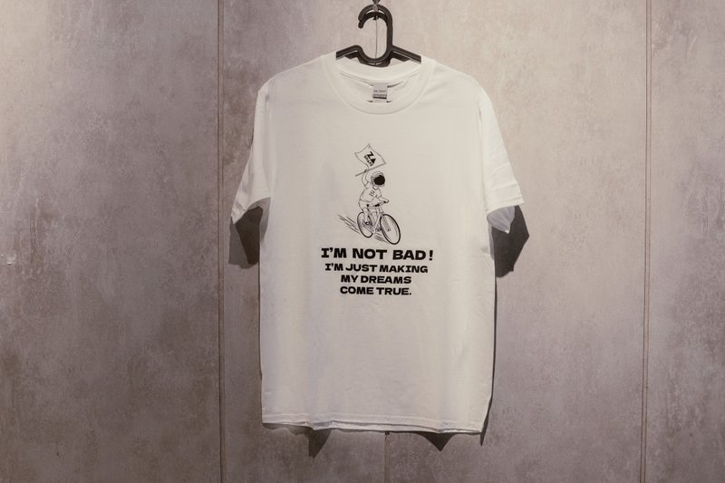 I'm not BAD I'm not bad unisex short-sleeved T-shirt - อื่นๆ - ผ้าฝ้าย/ผ้าลินิน 