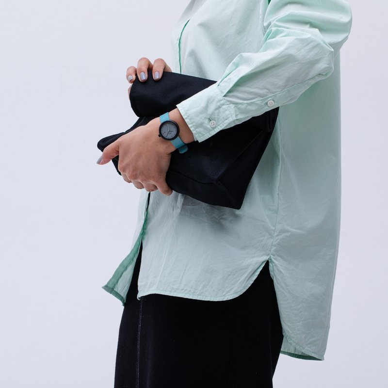 日本 YOT WATCH 32mm手錶 / 藍色 - 女錶 - 其他材質 藍色