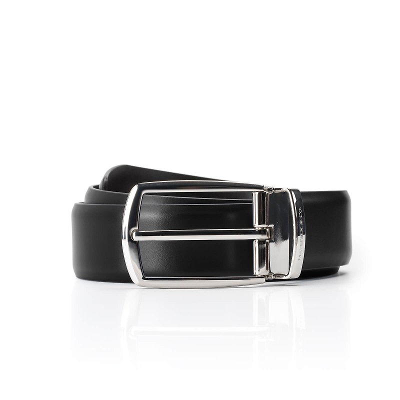 Maverick &amp; Co. - Sirius Calf Leather Belt (Premium Black)