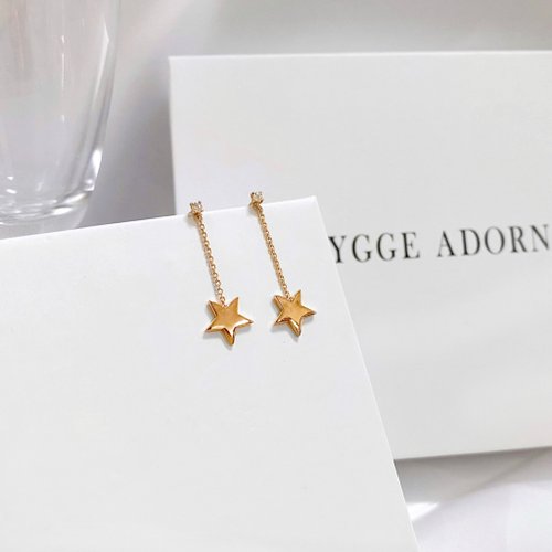 Hygge Adorn 14K | 向流星許願_耳環