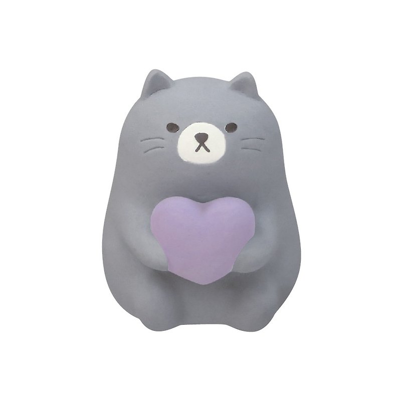 【JAPAN DECOLE】Anticca Collection Aroma Stone - Overall Luck Fortune Kuro Cat - น้ำหอม - ดินเผา สีเทา