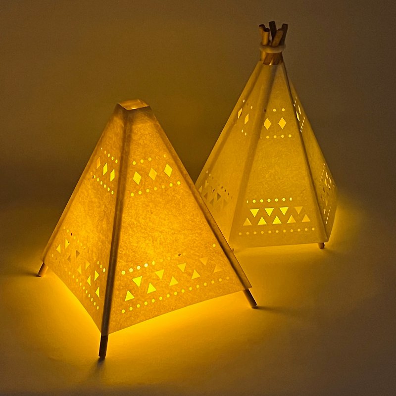 wAndon インディア - 燈具/燈飾 - 紙 白色