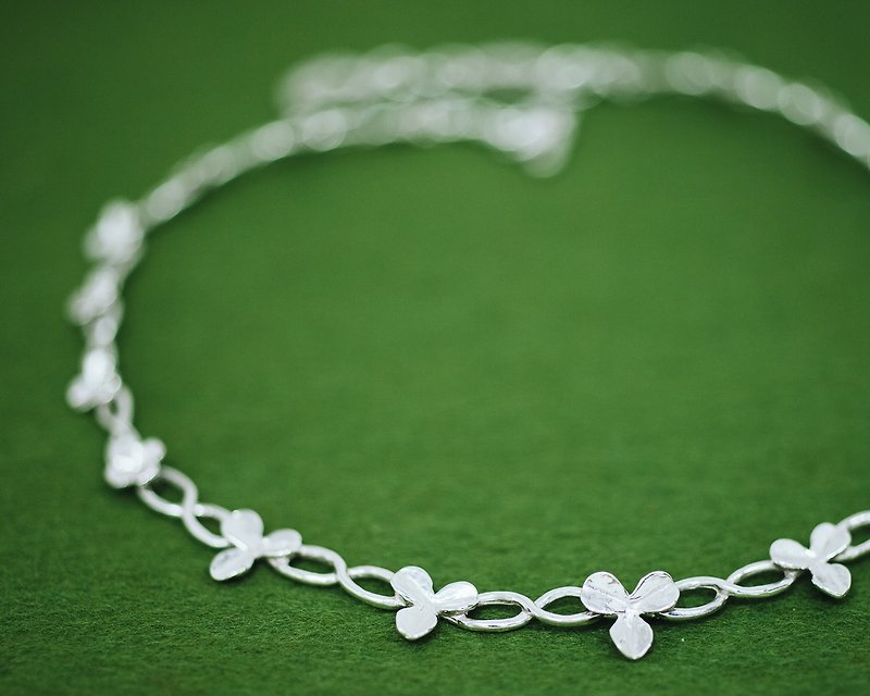 Custom order - Four leaf clover - Clover necklace - Three leaf clover - Necklaces - Other Metals Silver
