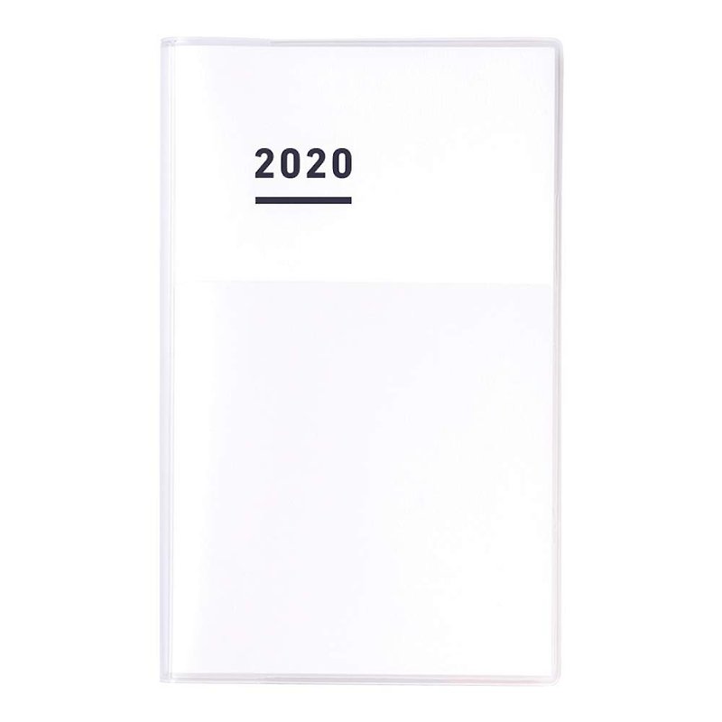2020 JIBUN Hand Book MiniDiary - White - สมุดบันทึก/สมุดปฏิทิน - กระดาษ ขาว