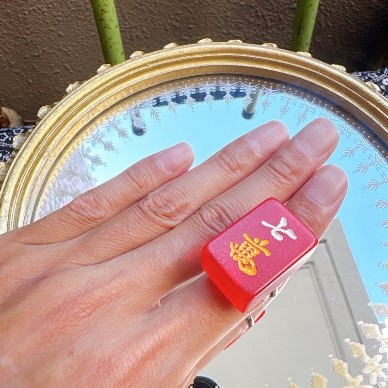 麻雀リング - 戒指 - 塑膠 