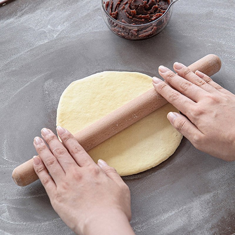 Shimoyama Japanese Style Nordic Beechwood Rolling Pin - เครื่องครัว - ไม้ สีนำ้ตาล