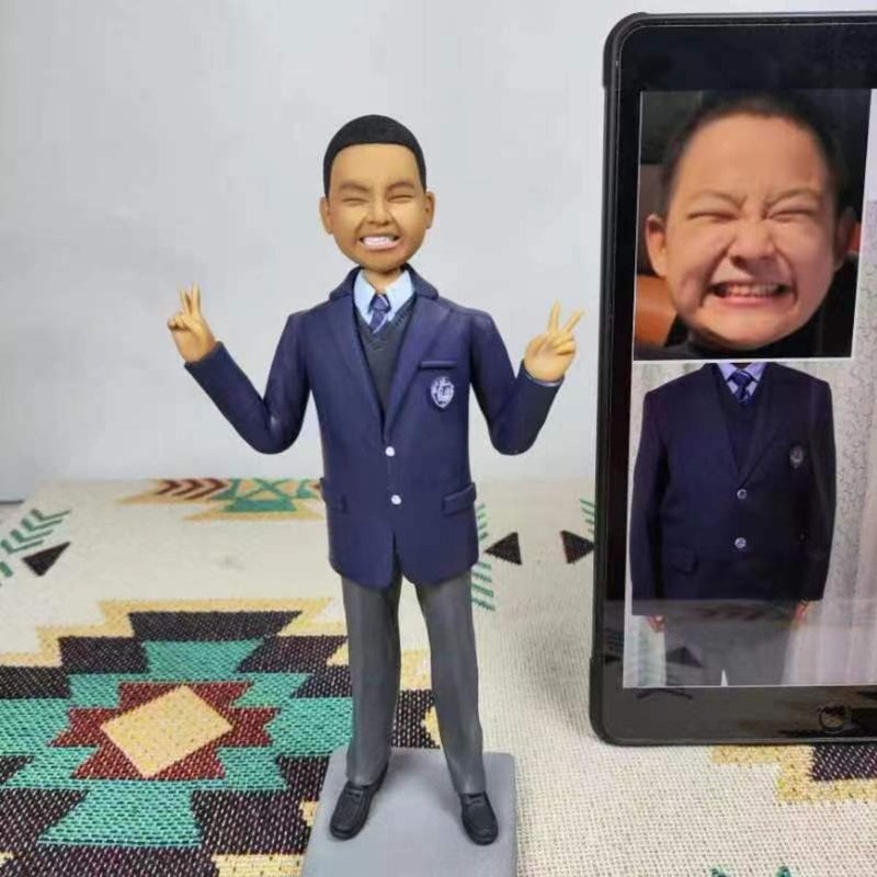 客制化人物公仔 人偶 3D人像畫 似顏繪 肖像 定制 生日 紀念 禮物 - 寶寶/兒童玩具/玩偶 - 黏土 多色