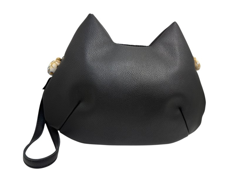猫に夢中 - 猫モチーフのハンドバッグ＆ショルダーバッグ、受注生産 - ショルダーバッグ - 合皮 