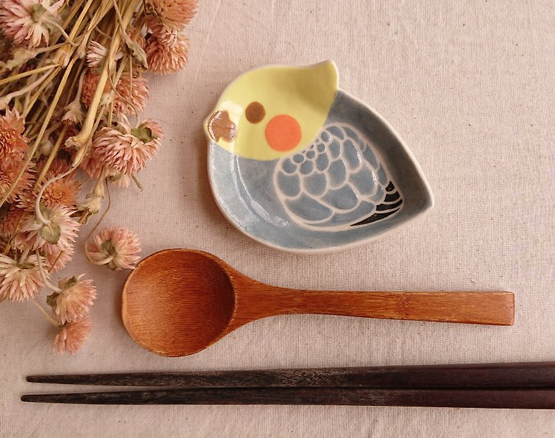 Hey! Bird friends! Native Xuanfeng bird modeling plate - Small Plates & Saucers - Porcelain 